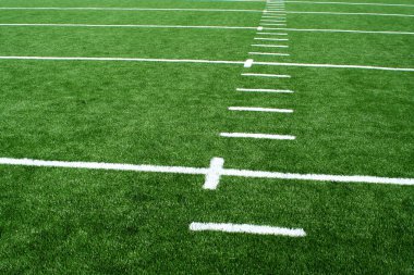 Astro turf football field clipart