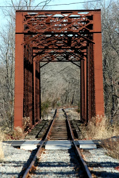 Eine Alte Eisenbahnbrücke — Stockfoto