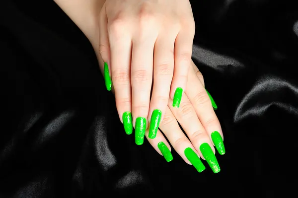 Manicure on real nails — Stock Photo, Image