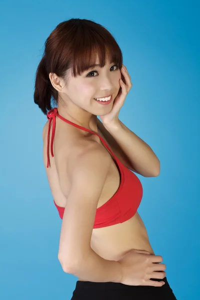 Sexy asijská žena — Stock fotografie
