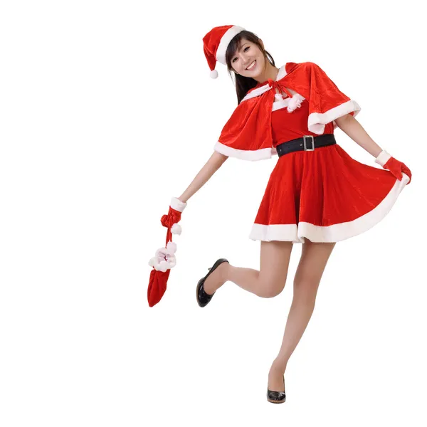 Christmas lady — Stock Photo, Image