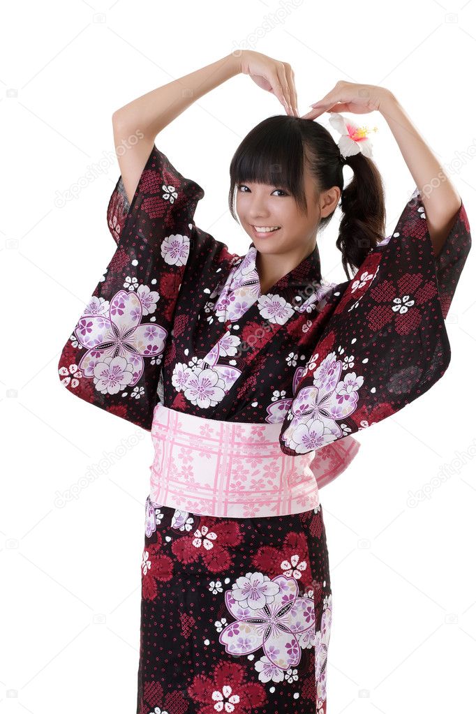 Adorable japanese young girl