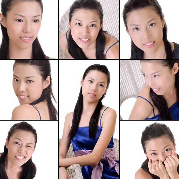 Elegante señora asiática — Foto de Stock