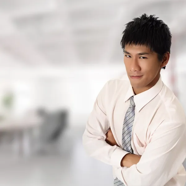 Bello asiatico uomo d'affari — Foto Stock