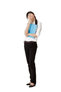 Asian business woman clipart