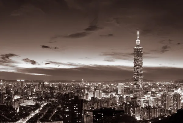 Paesaggio urbano di taipei — Foto Stock