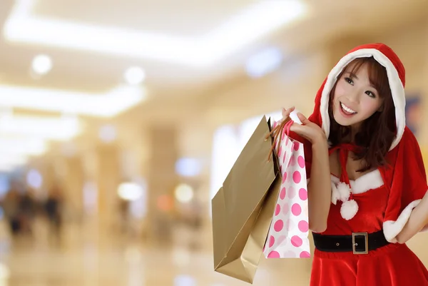 Feliz chica de compras —  Fotos de Stock