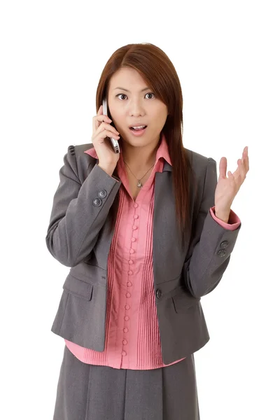 Surprised business woman — Stock Photo, Image