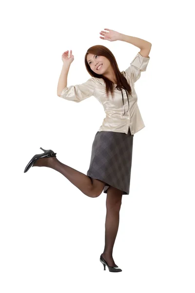 Happy business woman — Stock Photo, Image