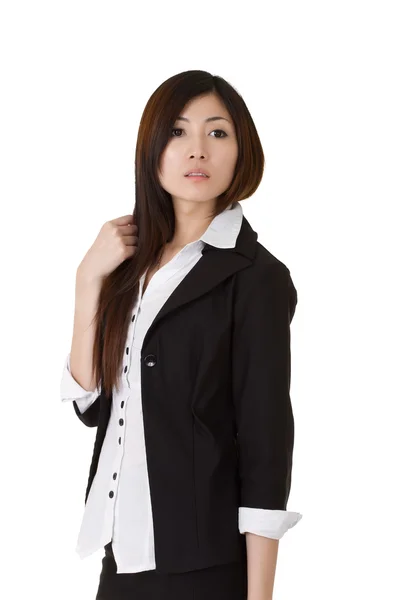 Ganska asiatiska affärskvinna — Stockfoto