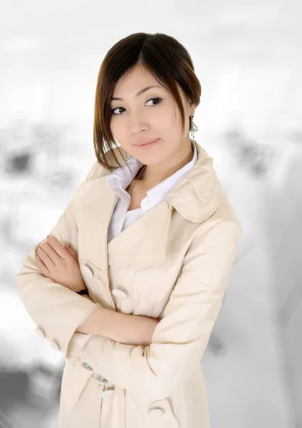 Asijské obchodní žena — Stock fotografie