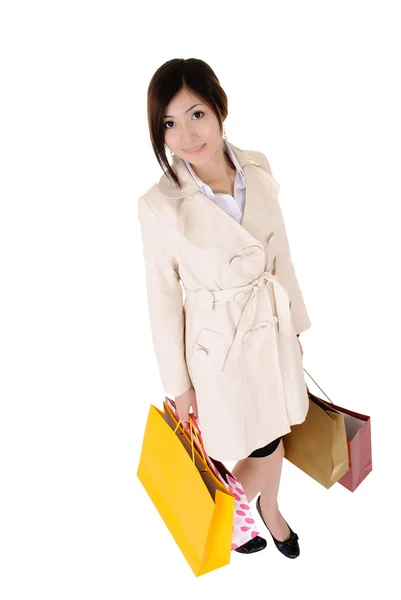 Young lady shopping — Stock Photo, Image