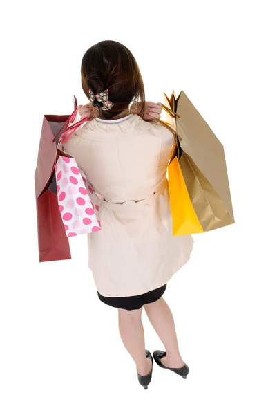 Shopping business woman — Stock Photo, Image