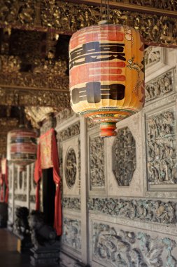 Çince Geleneksel temple koridor lambası bekle.