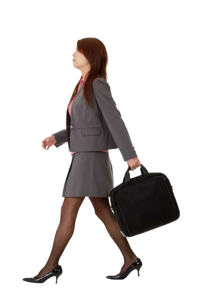 Business woman walking — Stock Photo, Image
