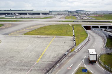 Airport scenery clipart