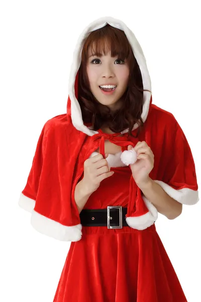 Azjatyckie dziewczyny Boże Narodzenie — Zdjęcie stockowe