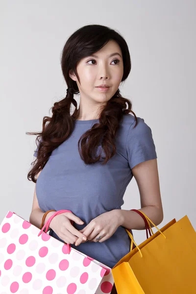 Elegant Shopping woman — Stock Photo, Image