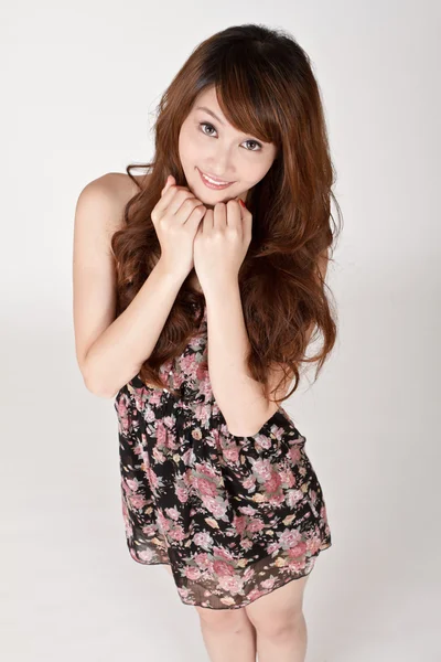 귀여운 아시아 소녀 — 스톡 사진