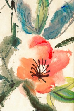 Colorful Chinese painting clipart