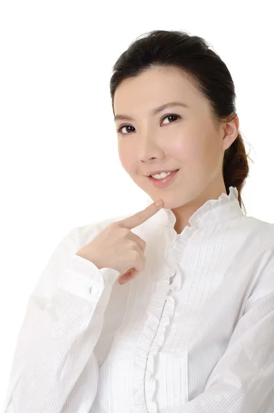 Young cute businesswoman — Stock Photo, Image