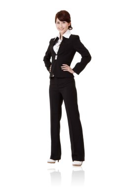 Successful executive woman clipart