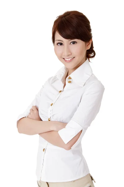 Kluge Geschäftsfrau aus Asien — Stockfoto