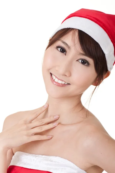 Chinese Christmas lady — Stock Photo, Image