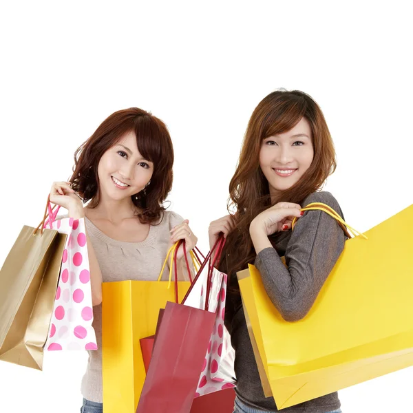 Le donne dello shopping — Foto Stock