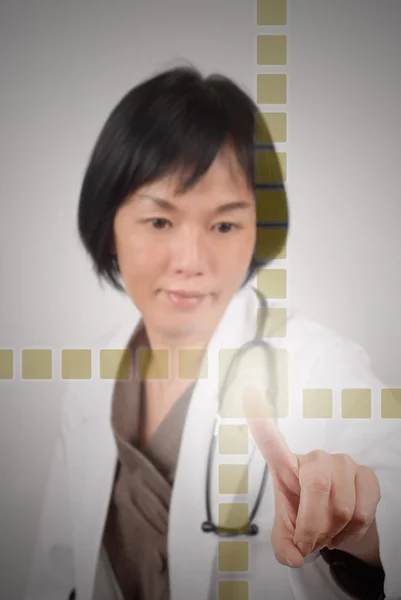 Asian medicine woman — Stock Photo, Image