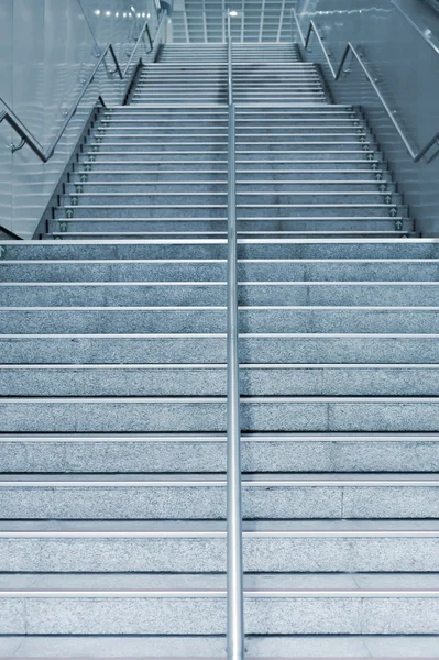 Stairs inside of public building with nobody. — Stock Photo, Image