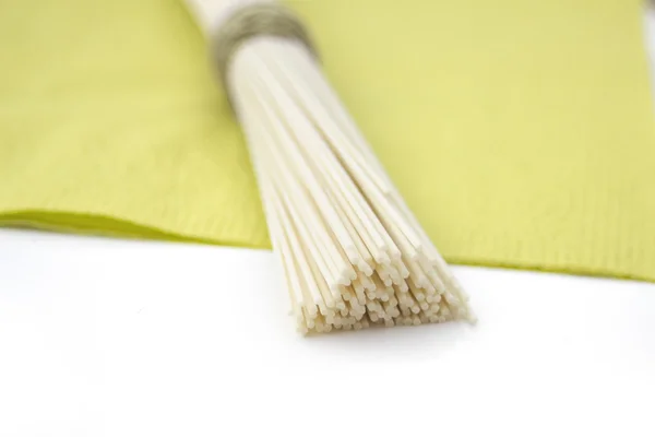 Japan Noodles Green Napkin — Stock Photo, Image