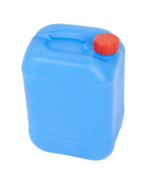 Blue canister — Stock Photo, Image