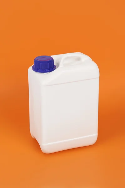 White canister — Stock Photo, Image