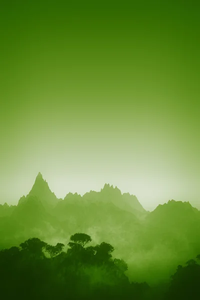 Groene landschap — Stockfoto