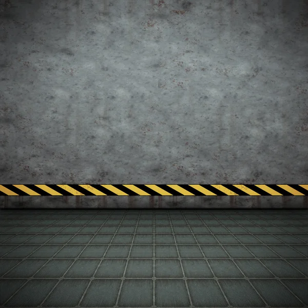 Stål golv — Stockfoto