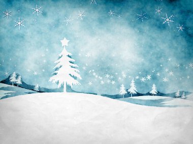 Blue christmas clipart