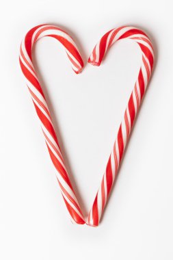 Red christmas candy clipart