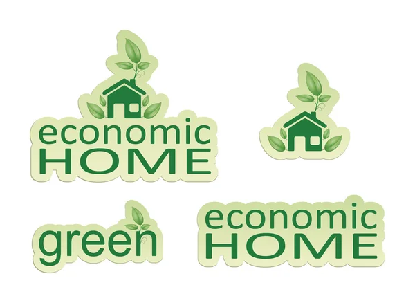 Economic home — Stock Photo, Image