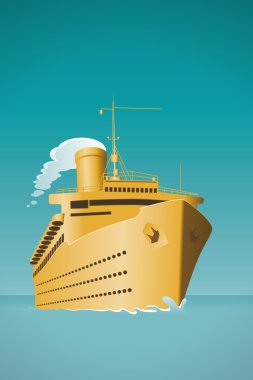 Cruise ship clipart