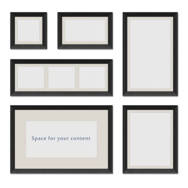 Black frame clipart