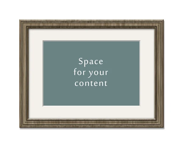 Wooden Frame Space Your Content — Stock Photo, Image