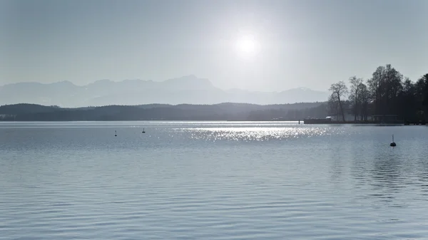 Una Hermosa Imagen Del Lago Starnberg Alemania —  Fotos de Stock
