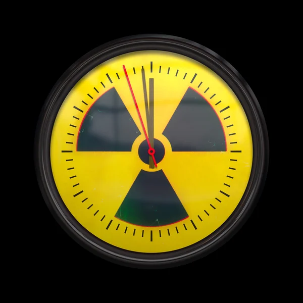Radioaktywne zegar — Zdjęcie stockowe