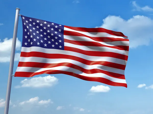 États-Unis d'Amérique drapeau — Photo