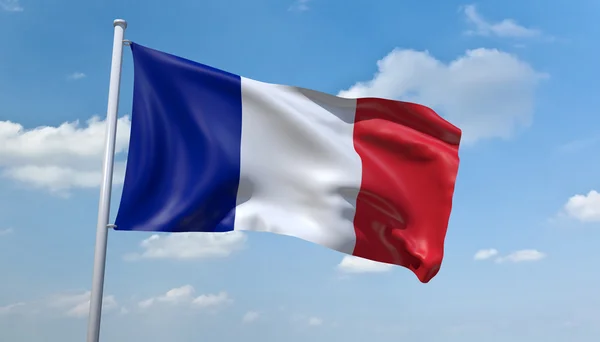 Francia bandera — Foto de Stock