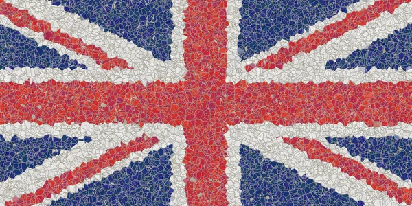 Storbritannien mosaik — Stockfoto