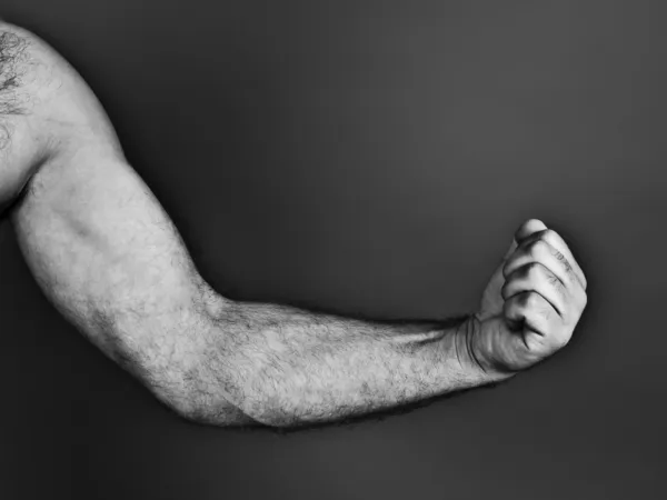 Людина кулак — стокове фото