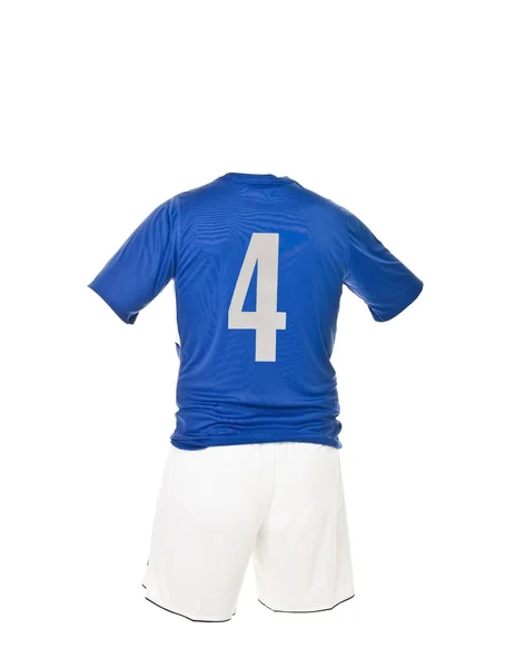 Chemise de football avec numéro 4 — Photo