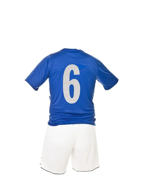 A 6-os szám labdarúgó-shirt — Stock Fotó
